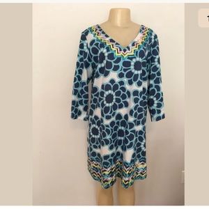 Boden Ibiza Kaftan Tunic Swim Cover Up Dress 16